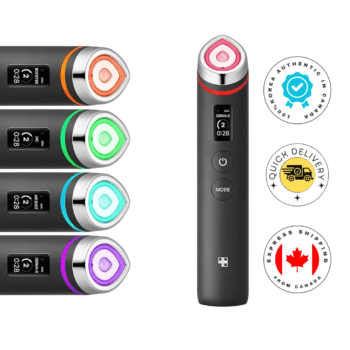 Medicube Age-R Booster Pro | 6-in-1 Real Glass Glow Device | Looking Glass Skin with Enhanced Absorption, Radiance, Elasticity,Pore Care | LED Anti-Wrinkle Device